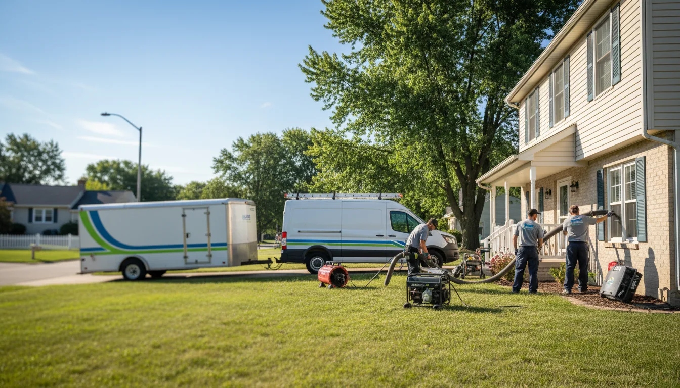Flooded Basement Restoration And Cleanup With Repair in Livermore, IA near me